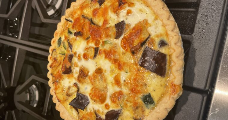 Roasted Vegetable Quiche